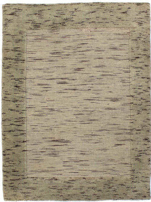 Uldtæppe - 90 x 60 cm - sølv