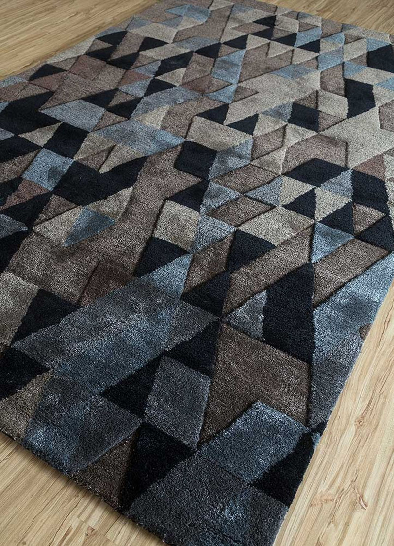 Uldtæppe - 240 x 150 cm - antracit
