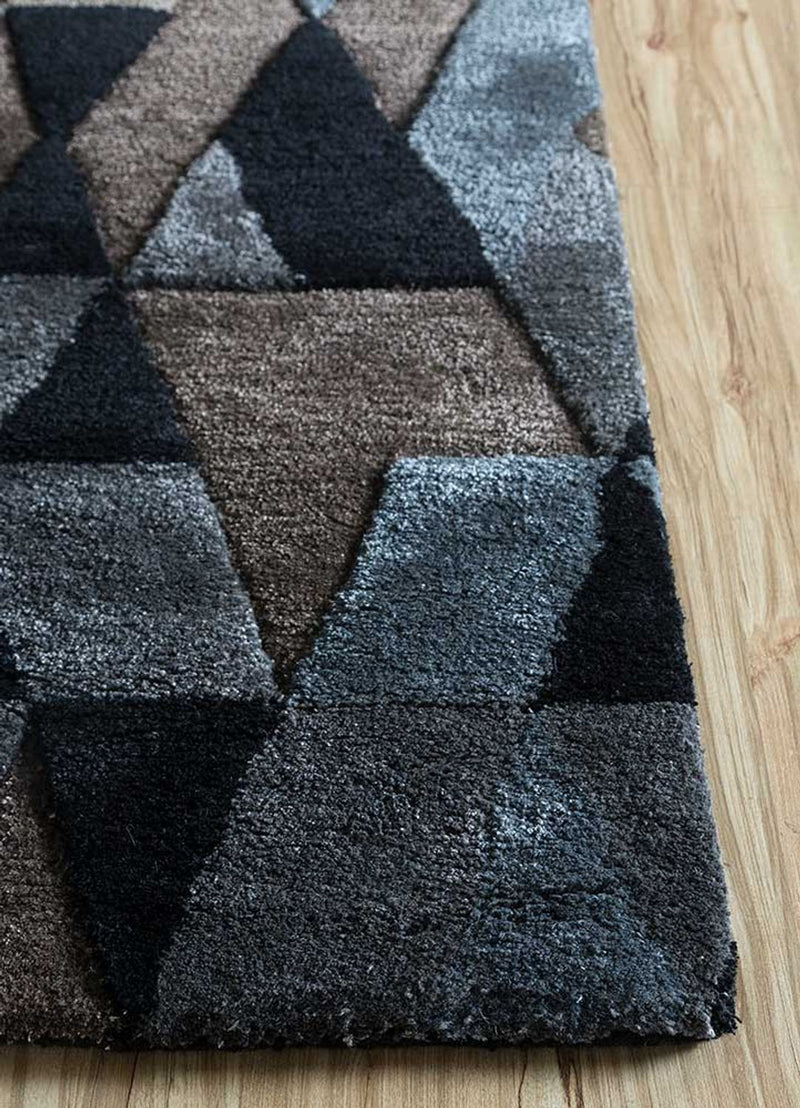 Uldtæppe - 240 x 150 cm - antracit