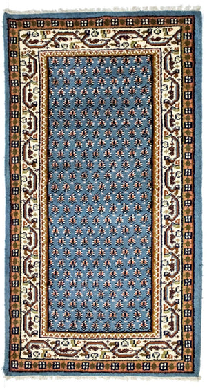Orientalsk tæppe - 160 x 90 cm - turkis