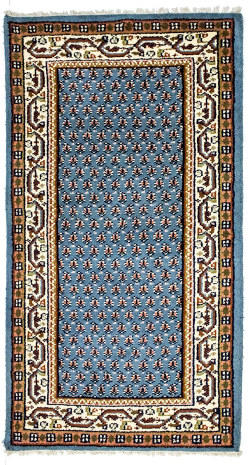 Orientalsk tæppe - 160 x 90 cm - turkis