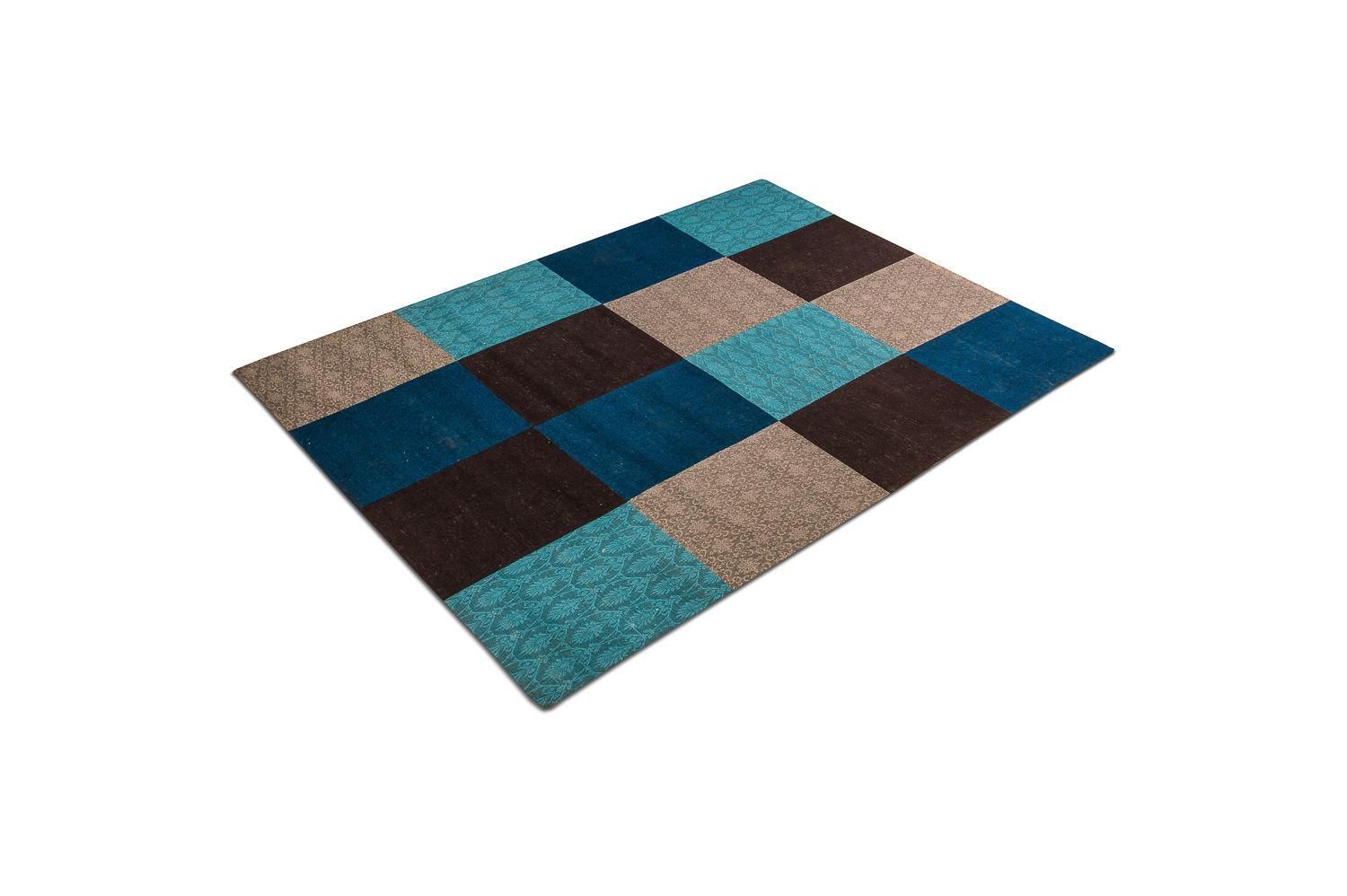 Patchwork-tæppe - 300 x 200 cm - turkis