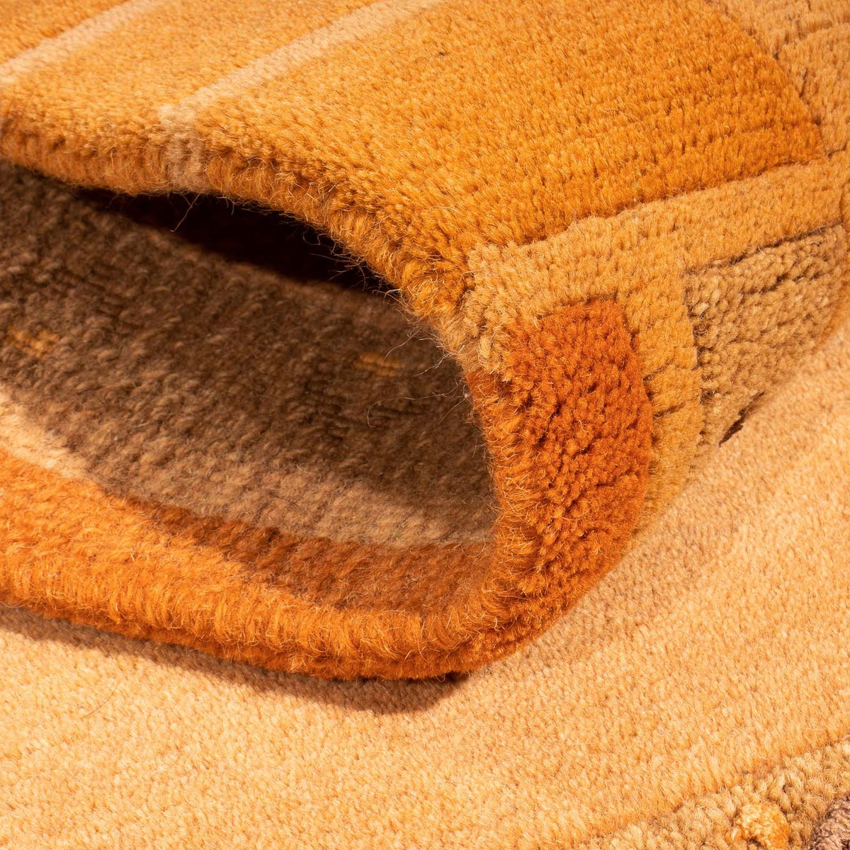 Nepal Tæppe - 140 x 70 cm - orange