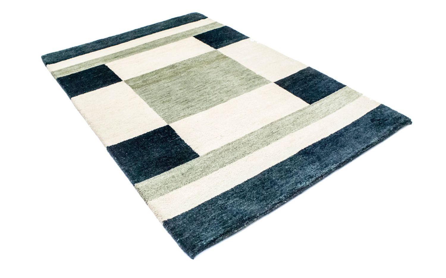 Gabbeh-tæppe - Indus - 165 x 110 cm - grøn