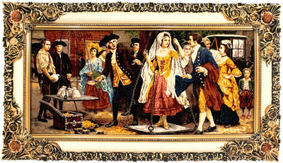 Billede tæppe 70x120cm - Orientalsk tæppe