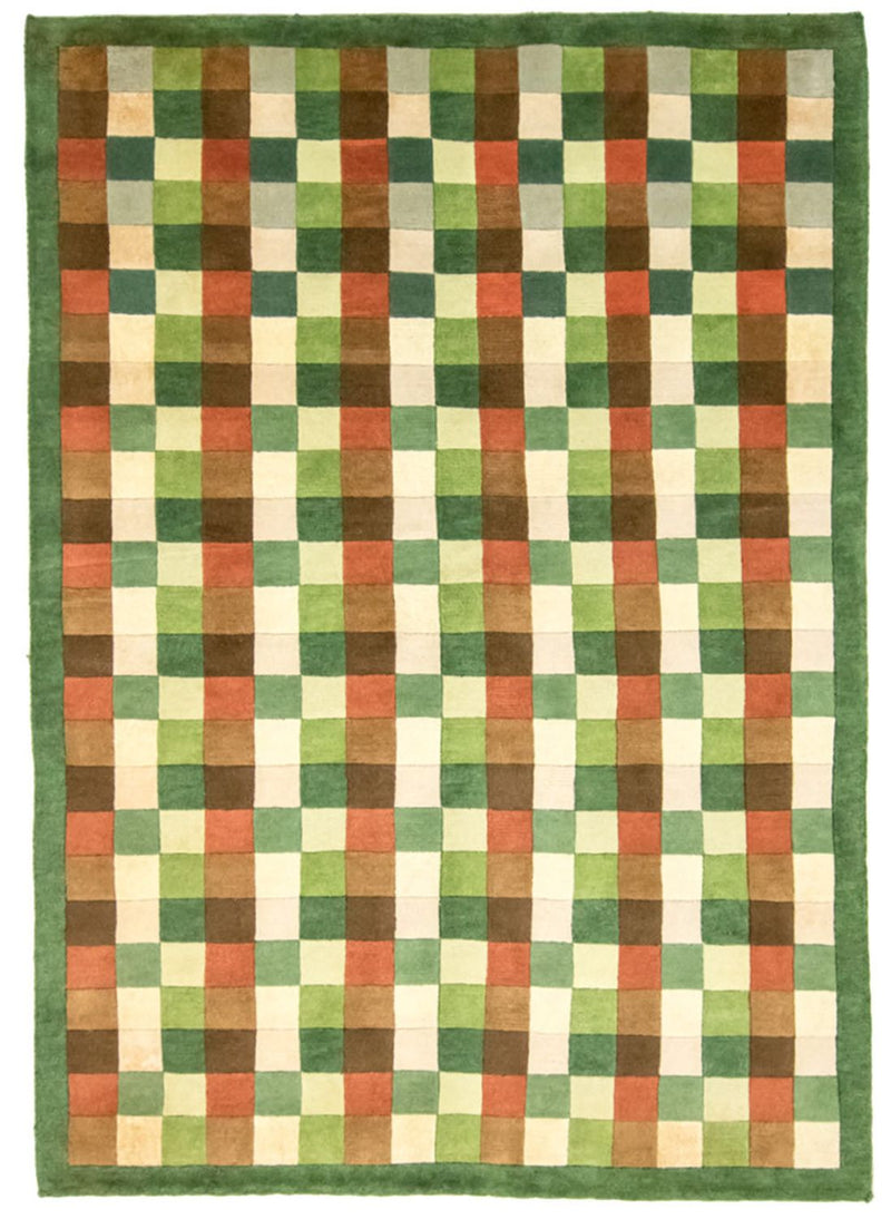 Nepal Tæppe - 230 x 160 cm - grøn