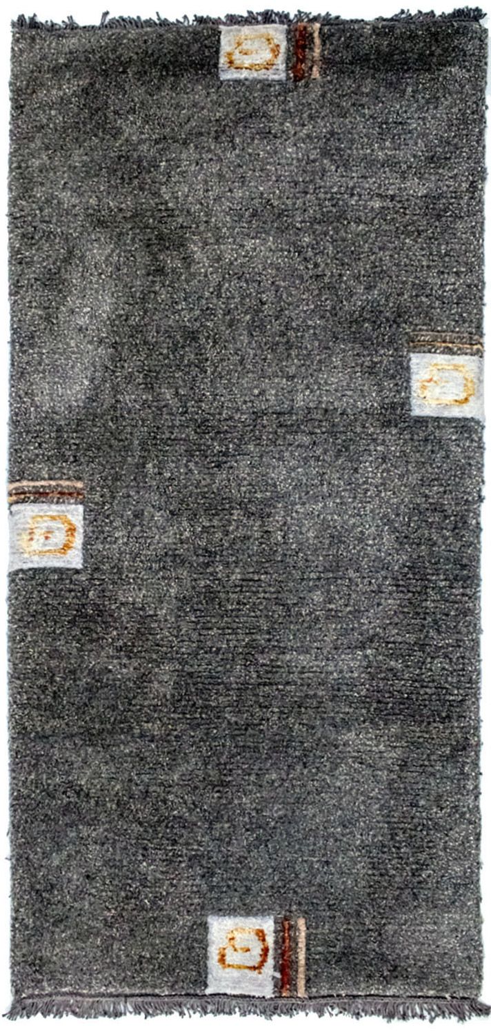 Nepal Tæppe - 140 x 70 cm - sølv