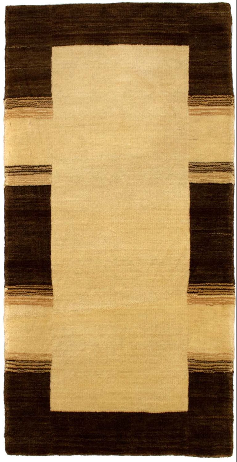 Uldtæppe - 110 x 60 cm - beige