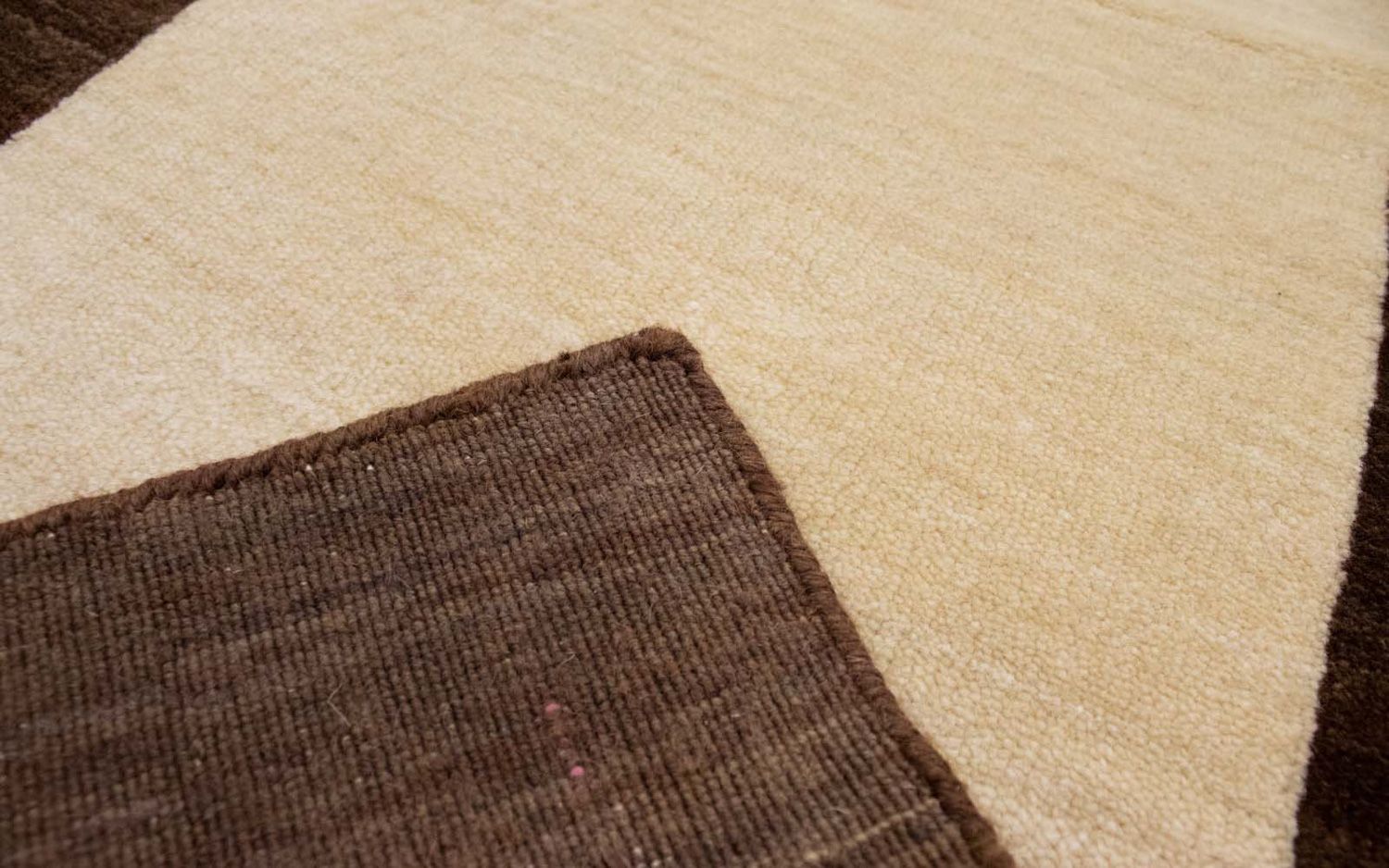 Uldtæppe - 110 x 60 cm - beige
