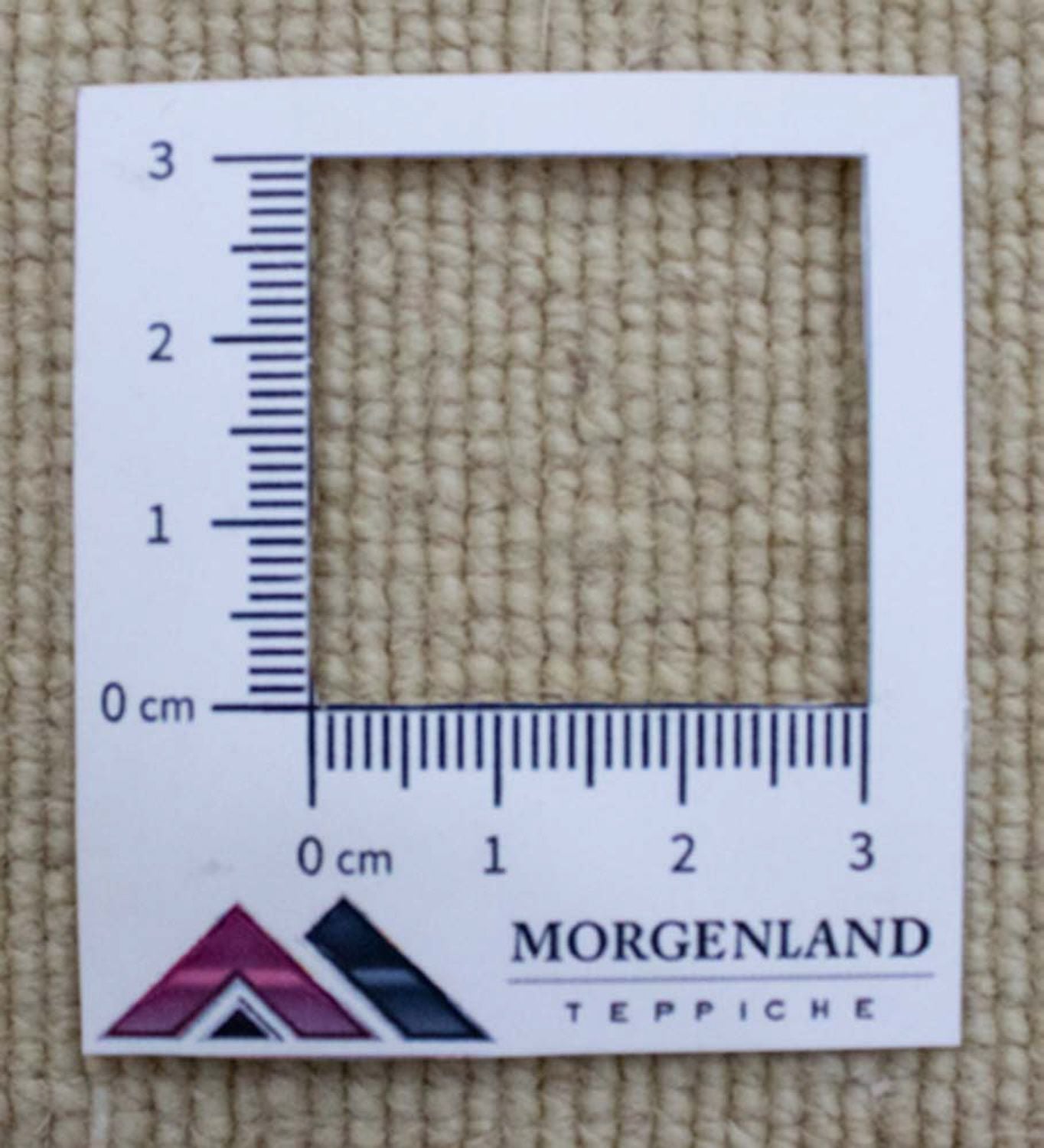 Uldtæppe - 110 x 60 cm - beige