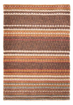 Gabbeh Tæppe - Loribaft Softy - 150 x 100 cm - mørkebrun
