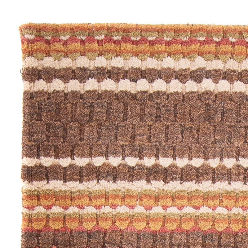 Gabbeh Tæppe - Loribaft Softy - 150 x 100 cm - mørkebrun