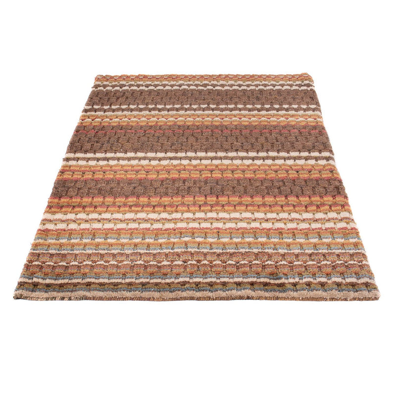 Gabbeh Tæppe - Loribaft Softy - 150 x 100 cm - mørkebrun