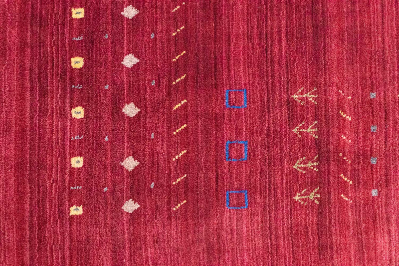 Uldtæppe - 240 x 170 cm - rød