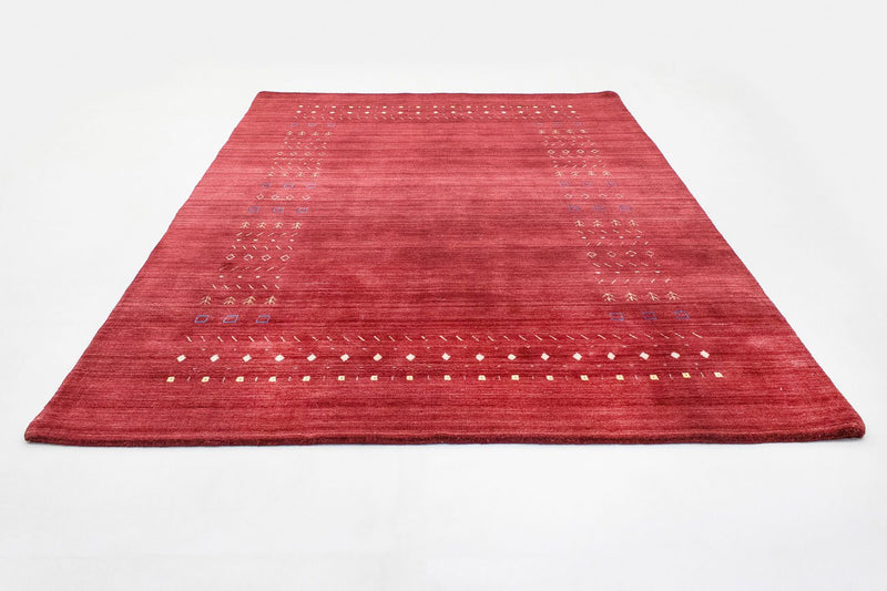 Uldtæppe - 240 x 170 cm - rød