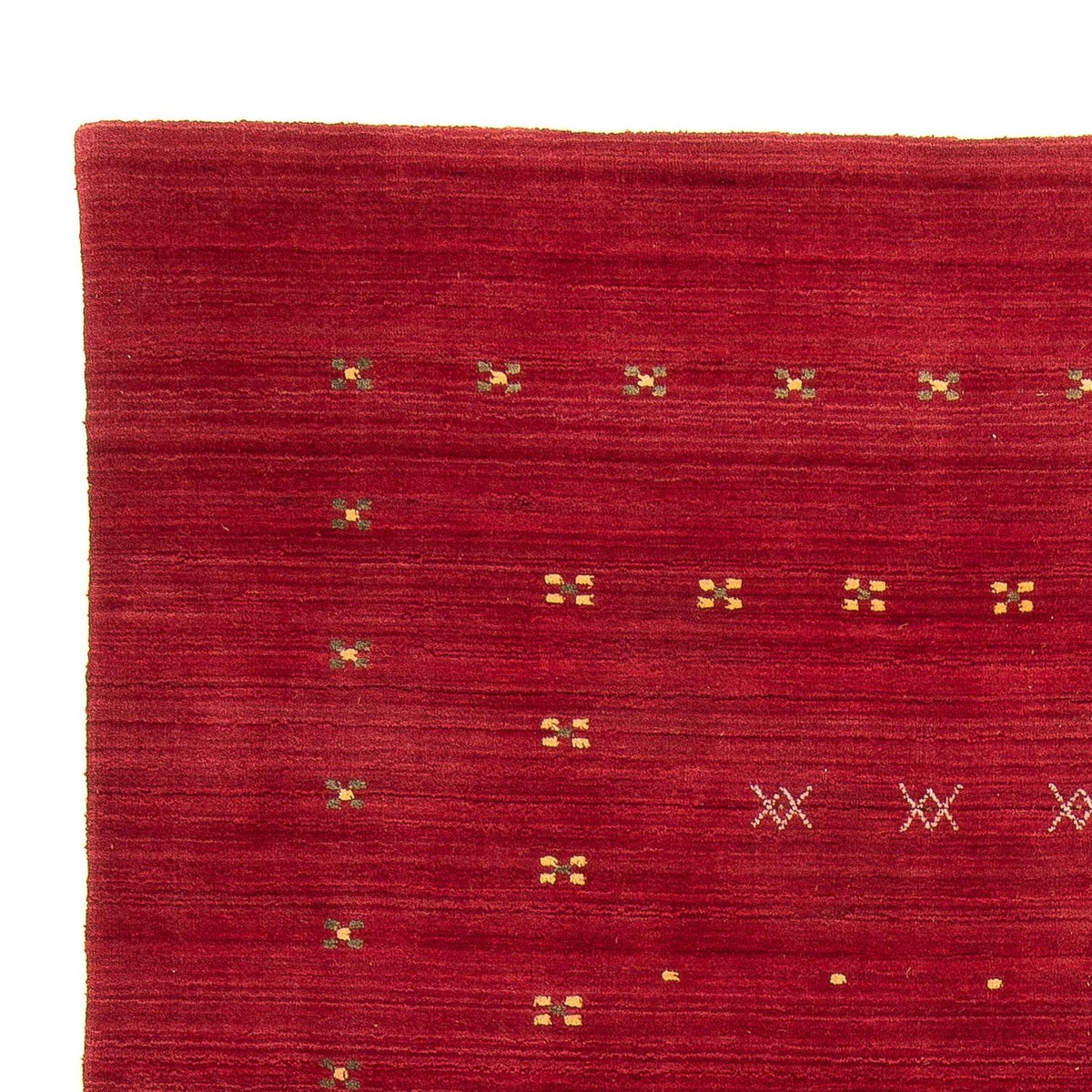 Gabbeh Tæppe - Loribaft Softy - 240 x 170 cm - mørkerød