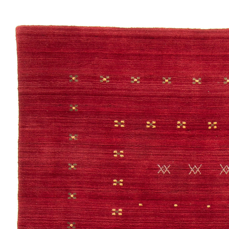 Gabbeh Tæppe - Loribaft Softy - 240 x 170 cm - mørkerød