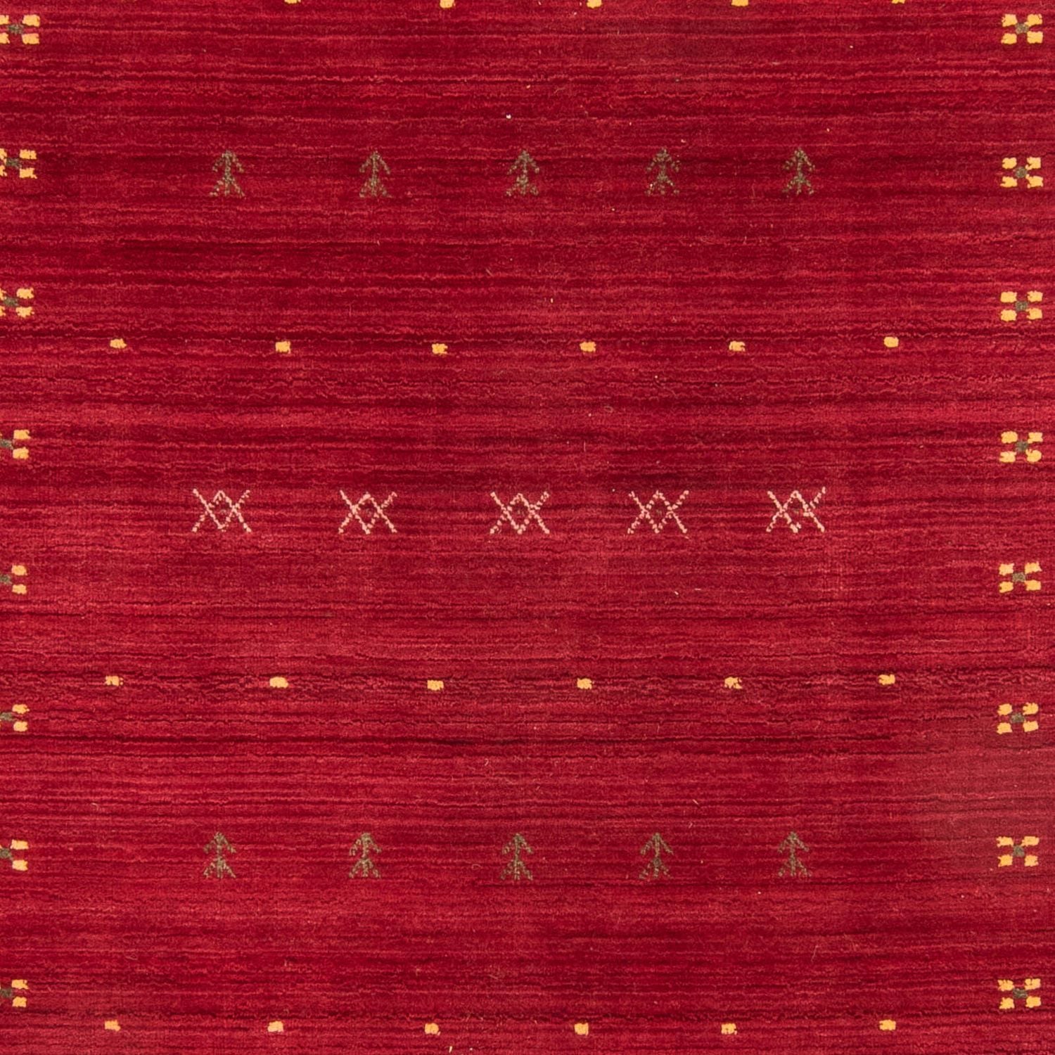 Gabbeh Tæppe - Loribaft Softy - 240 x 170 cm - mørkerød