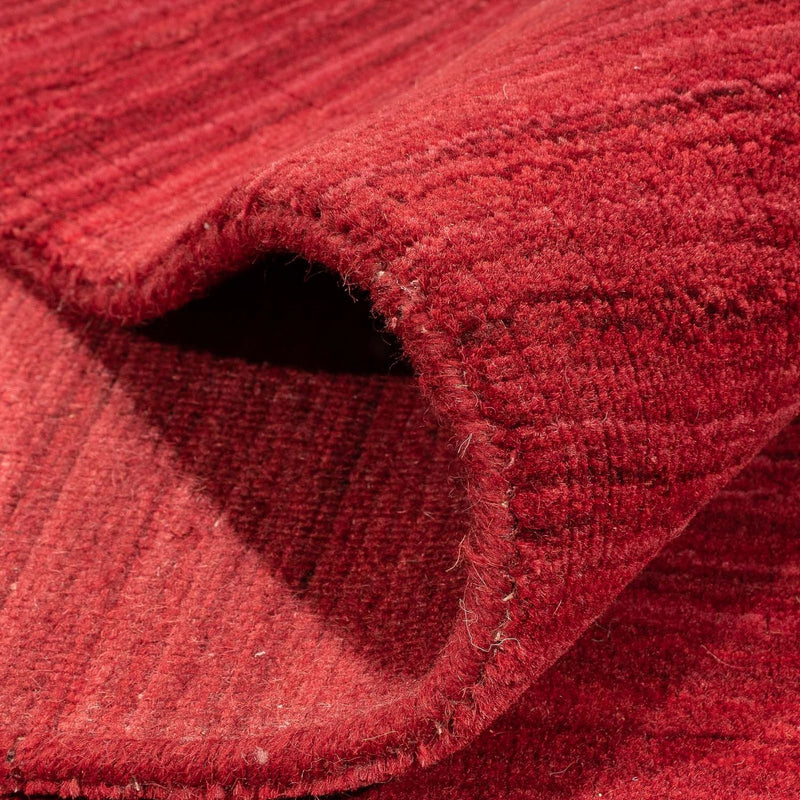 Gabbeh Tæppe - Loribaft Softy - 240 x 170 cm - mørkerød