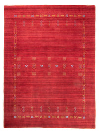 Gabbeh Tæppe - Loribaft Softy - 240 x 170 cm - mørkerød