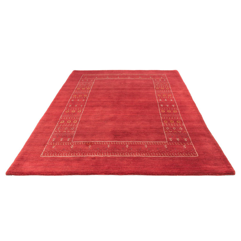 Gabbeh Tæppe - Loribaft Softy - 240 x 170 cm - mørkerød