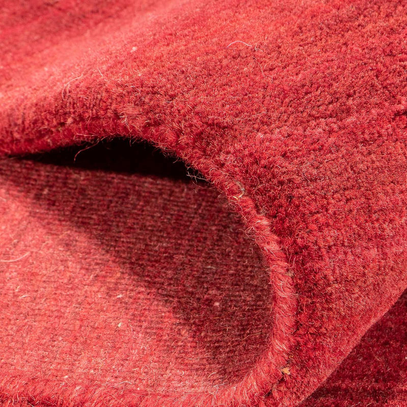 Gabbeh Tæppe - Loribaft Softy - 240 x 170 cm - mørkerød