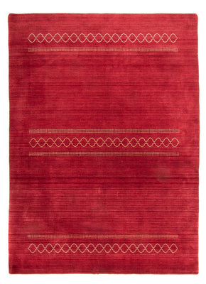 Gabbeh Tæppe - Loribaft Softy - 240 x 170 cm - mørkerød
