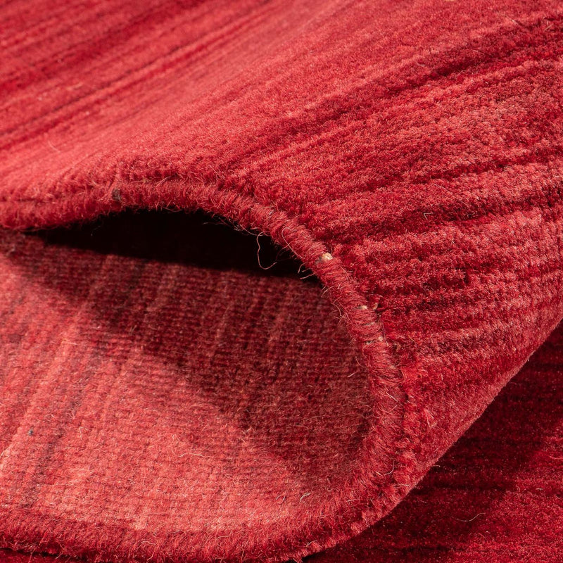 Gabbeh Tæppe - Loribaft Softy - 240 x 170 cm - mørkerød