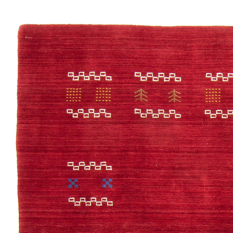 Gabbeh Tæppe - Loribaft Softy - 240 x 170 cm - mørkerød