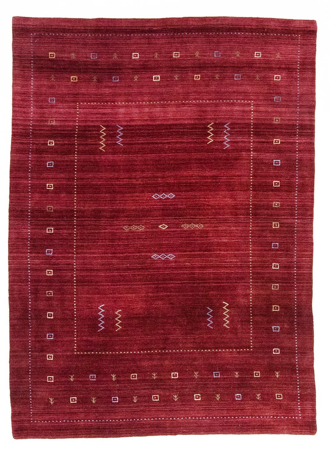 Gabbeh-tæppe - Softy - 240 x 170 cm - rød