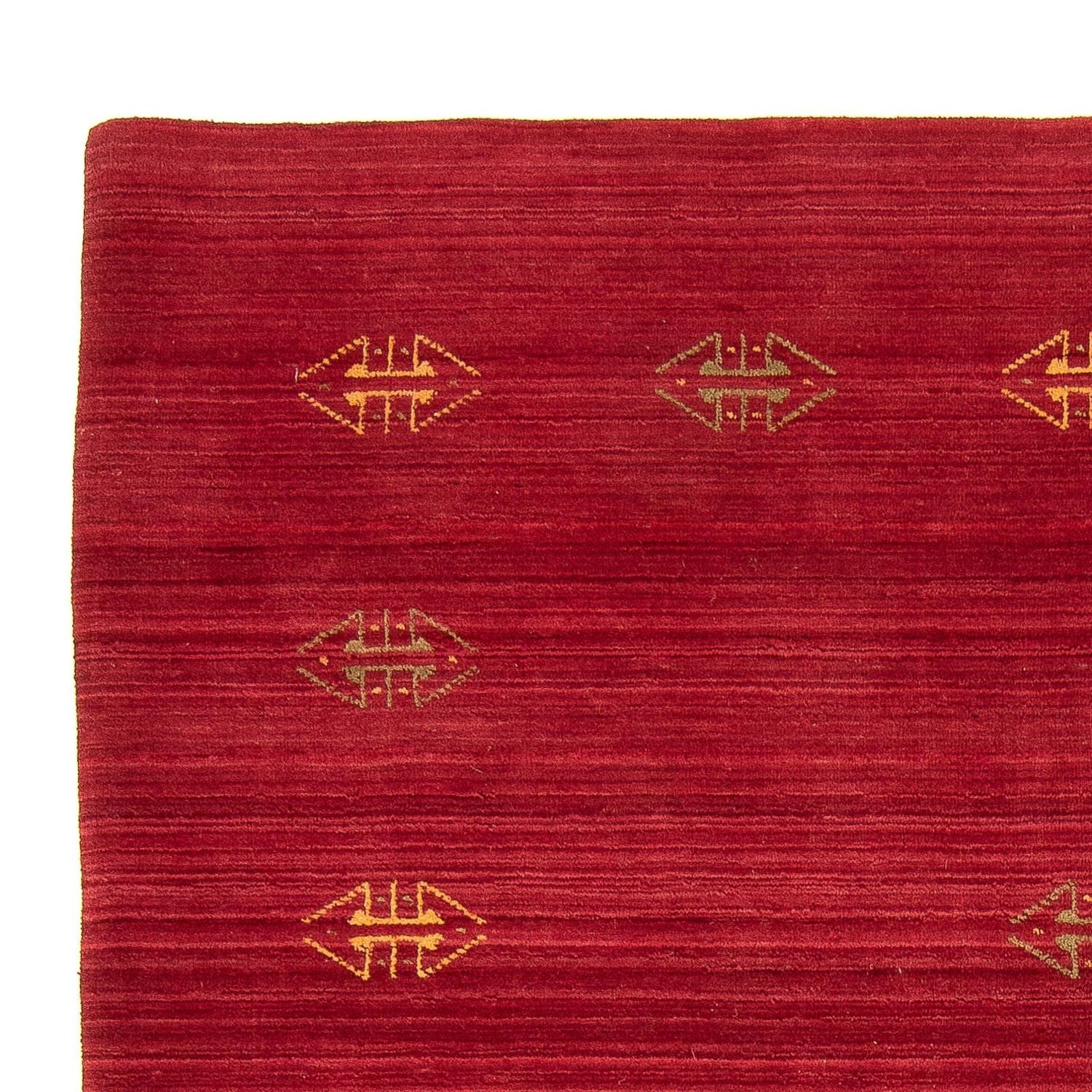 Gabbeh Tæppe - Loribaft Softy - 240 x 170 cm - mørkerød