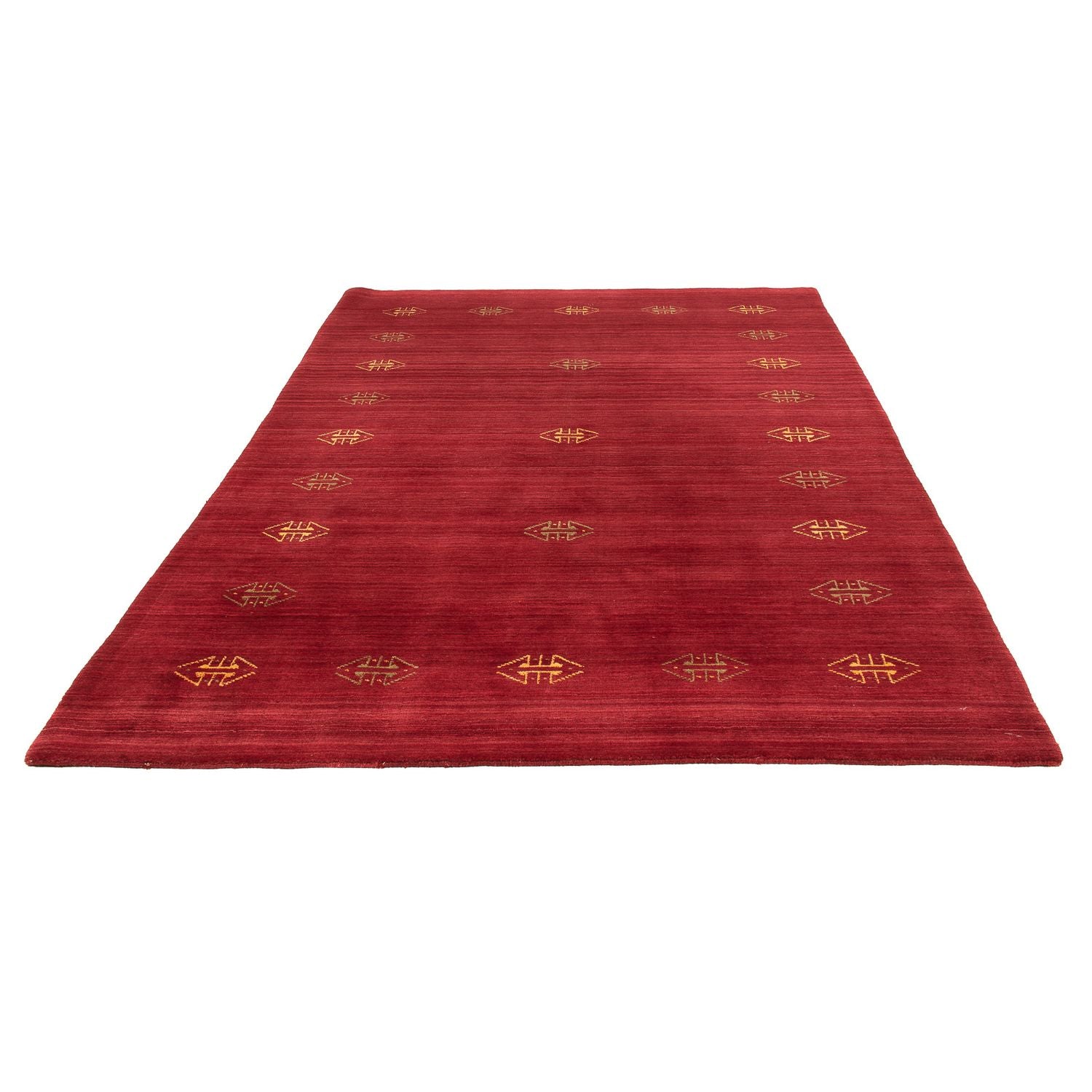 Gabbeh Tæppe - Loribaft Softy - 240 x 170 cm - mørkerød
