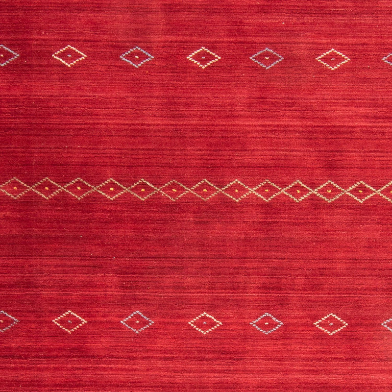 Gabbeh Tæppe - Loribaft Softy - 240 x 170 cm - mørkerød