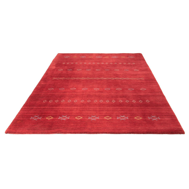 Gabbeh Tæppe - Loribaft Softy - 240 x 170 cm - mørkerød