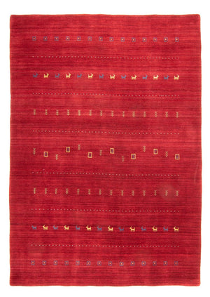 Gabbeh Tæppe - Loribaft Softy - 240 x 170 cm - mørkerød