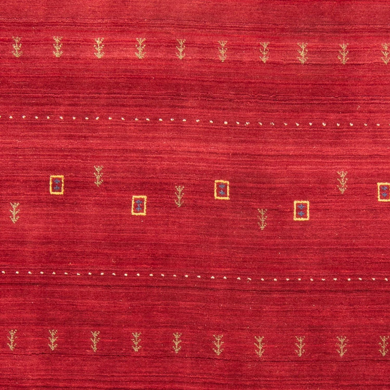 Gabbeh Tæppe - Loribaft Softy - 240 x 170 cm - mørkerød
