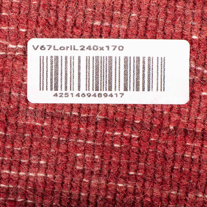Gabbeh Tæppe - Loribaft Softy - 240 x 170 cm - mørkerød