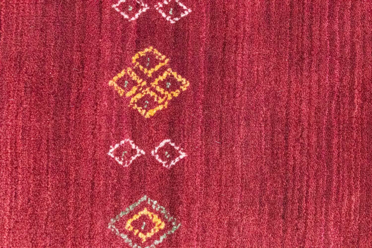 Uldtæppe - 240 x 170 cm - rød
