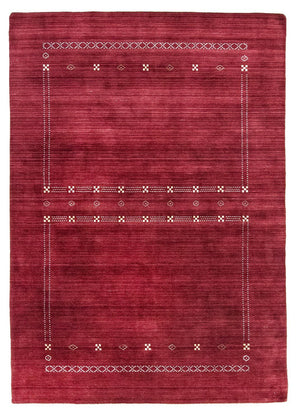 Uldtæppe - 240 x 170 cm - rød
