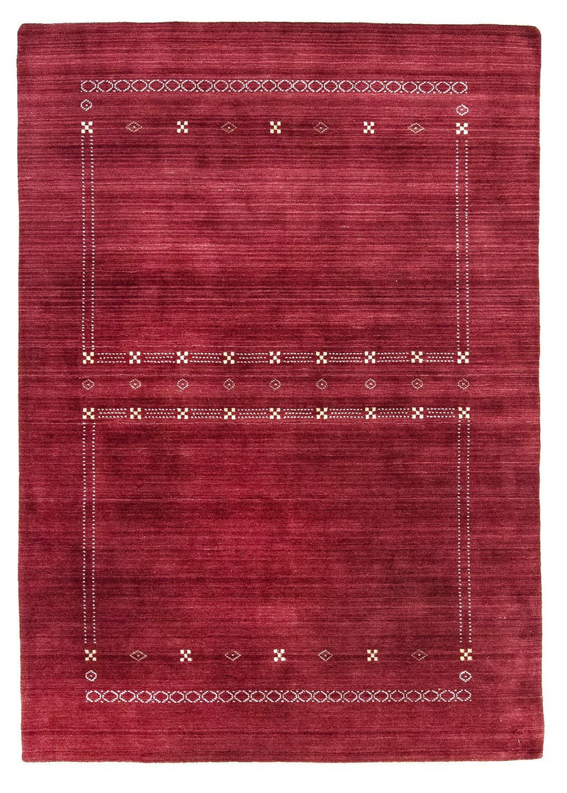 Uldtæppe - 240 x 170 cm - rød