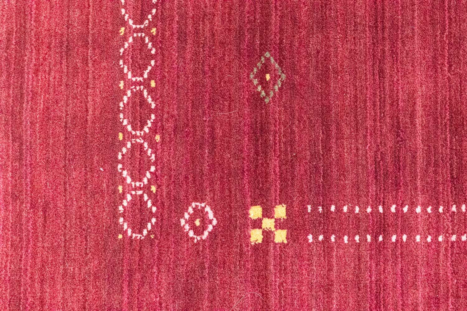Uldtæppe - 240 x 170 cm - rød