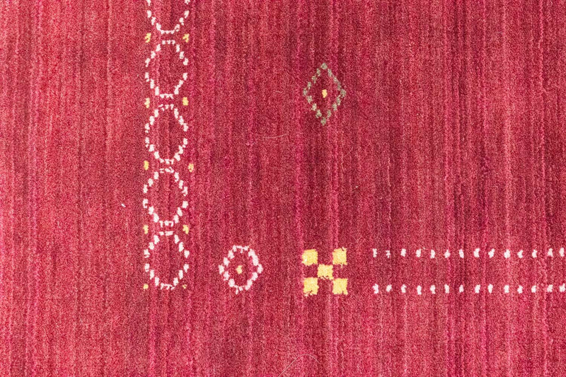Uldtæppe - 240 x 170 cm - rød