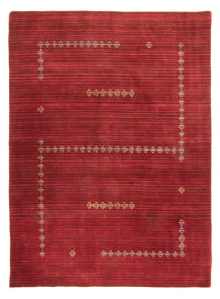 Gabbeh Tæppe - Loribaft Softy - 240 x 170 cm - mørkerød