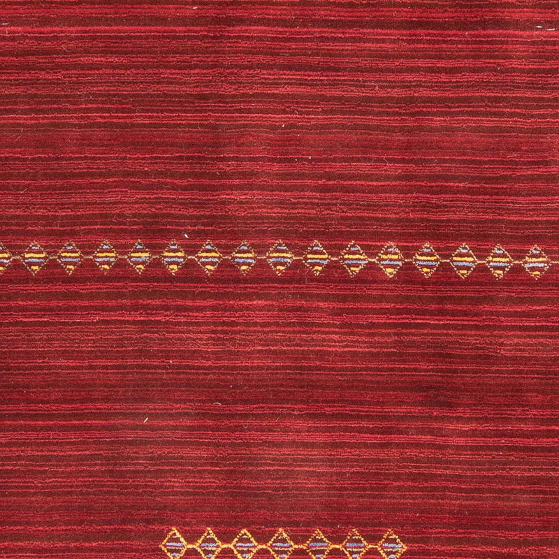 Gabbeh Tæppe - Loribaft Softy - 240 x 170 cm - mørkerød