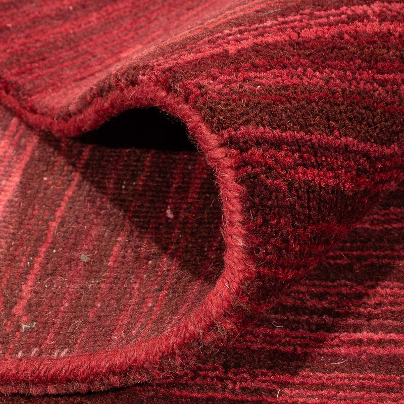 Gabbeh Tæppe - Loribaft Softy - 240 x 170 cm - mørkerød