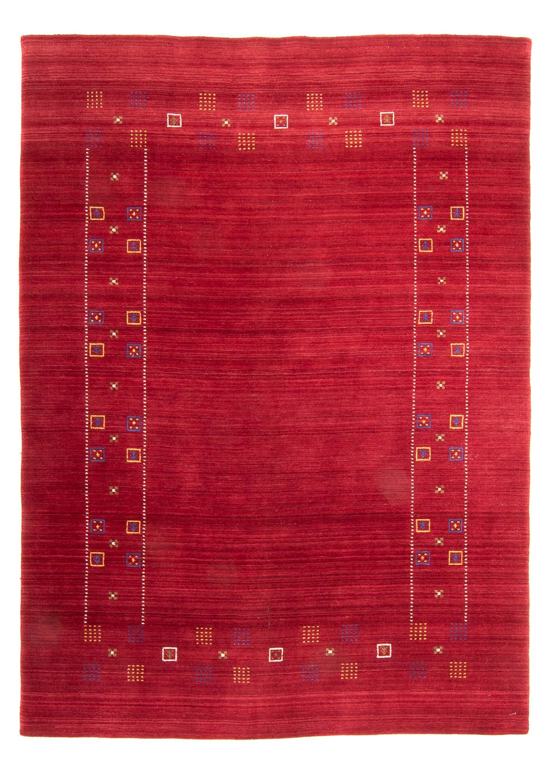 Gabbeh Tæppe - Loribaft Softy - 240 x 170 cm - mørkerød