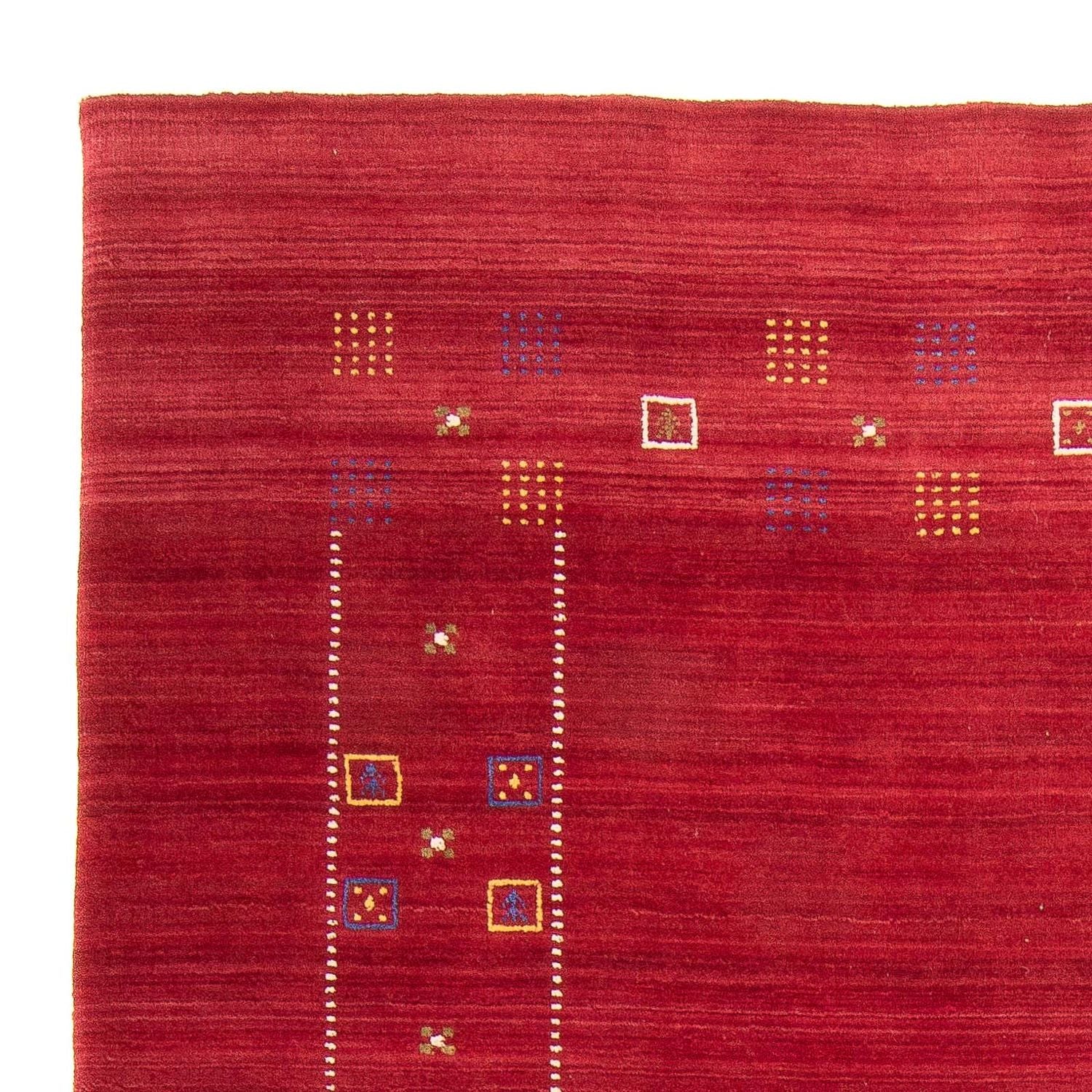 Gabbeh Tæppe - Loribaft Softy - 240 x 170 cm - mørkerød