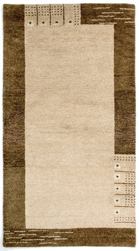 Gabbeh-tæppe - Indus - 165 x 90 cm - beige