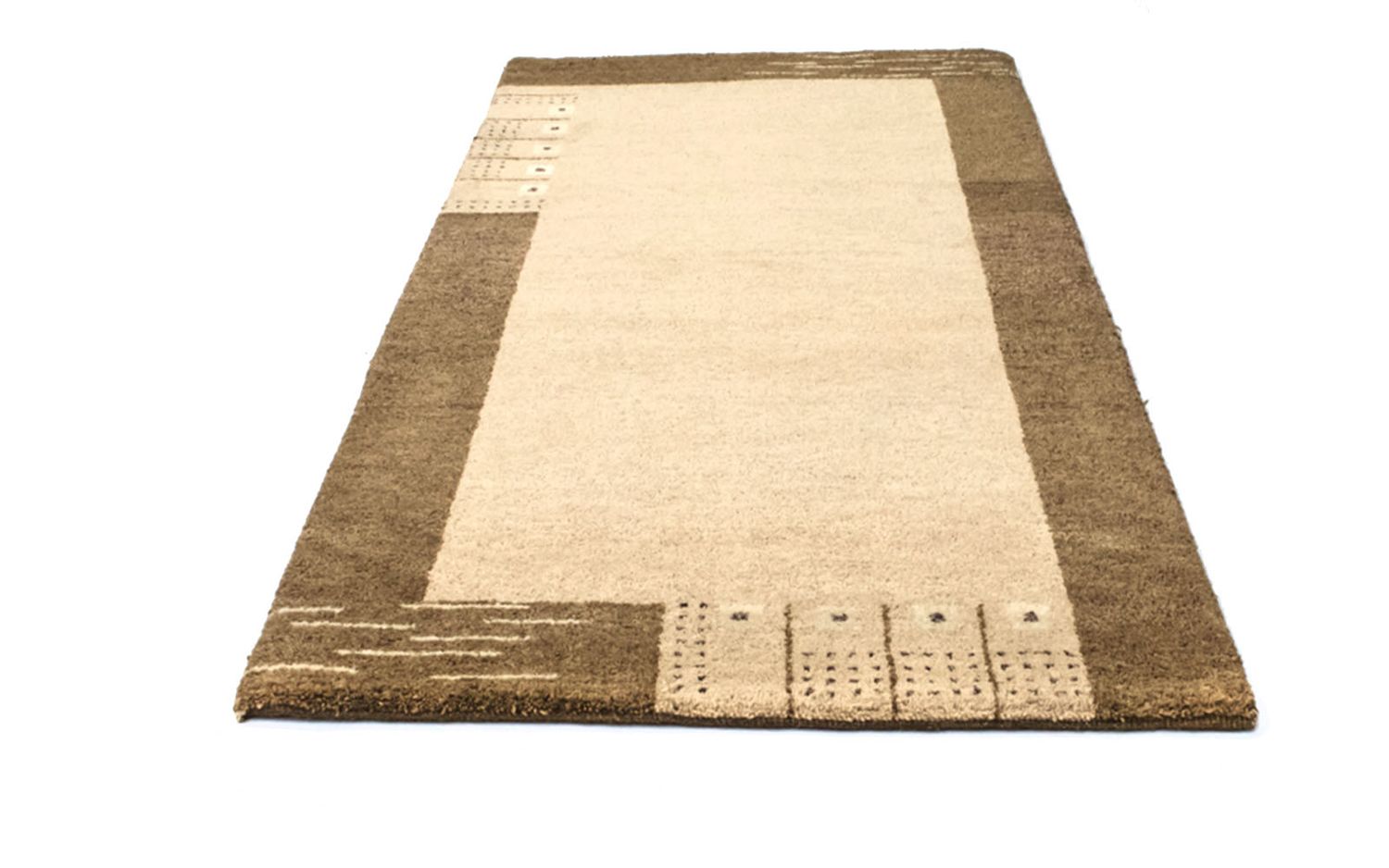 Gabbeh-tæppe - Indus - 165 x 90 cm - beige