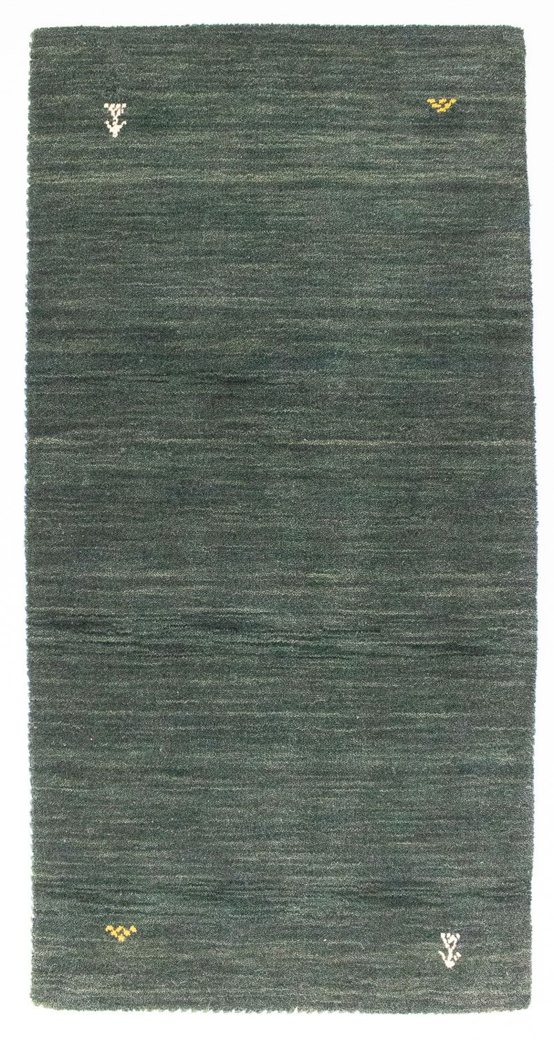 Gabbeh-tæppe - Softy - 120 x 70 cm - grøn